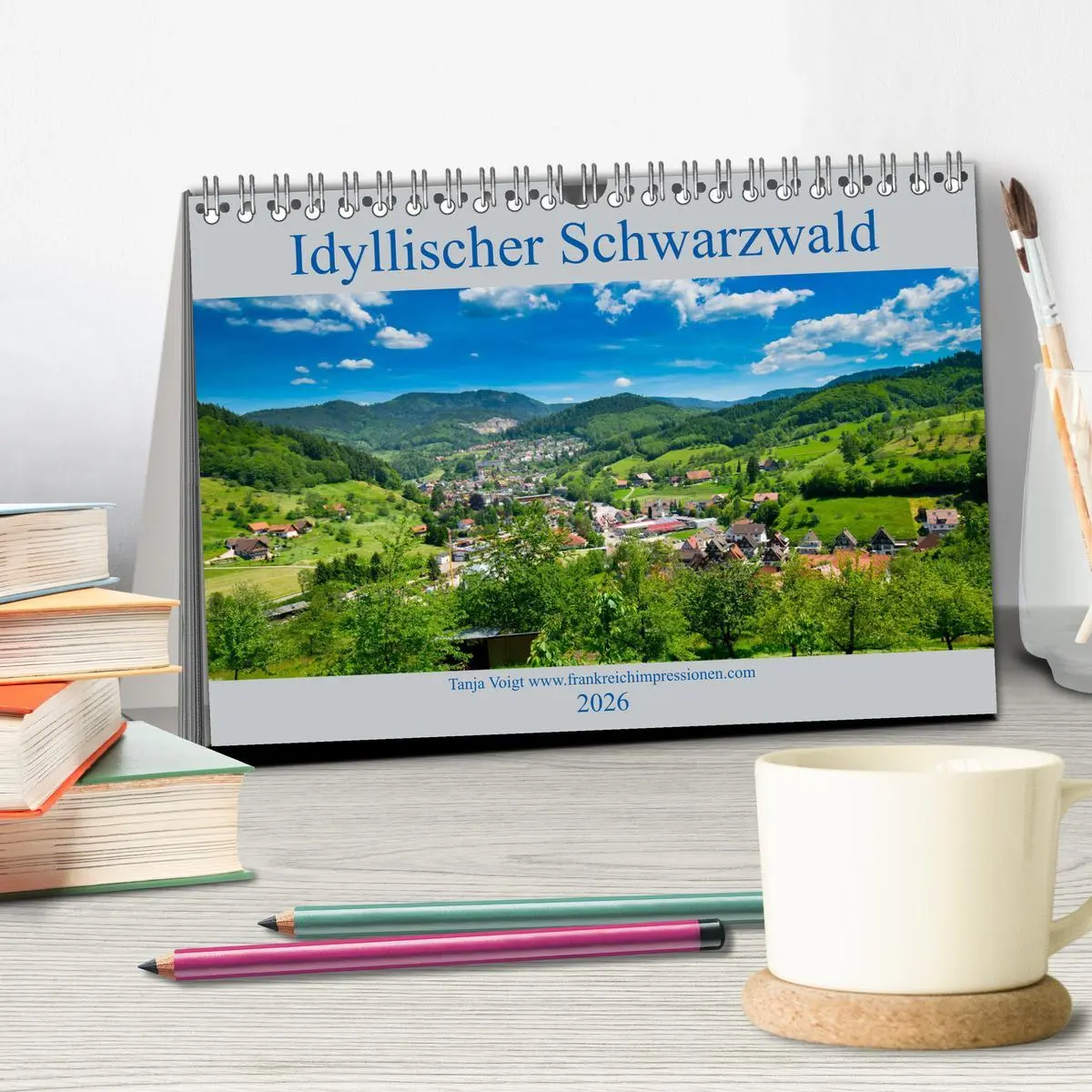 Bild: 9783457777916 | Idyllischer Schwarzwald (Tischkalender 2026 DIN A5 quer), CALVENDO...