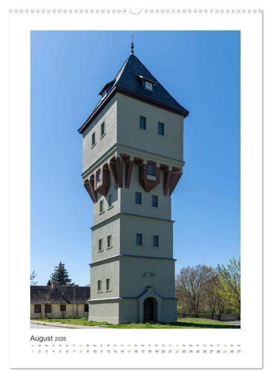 Bild: 9783516317916 | Alte Wassertürme (Wandkalender 2026 DIN A2 hoch), CALVENDO...