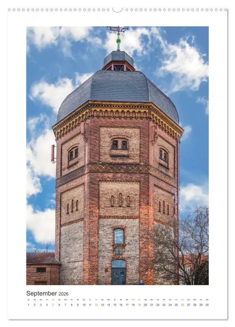 Bild: 9783516317916 | Alte Wassertürme (Wandkalender 2026 DIN A2 hoch), CALVENDO...