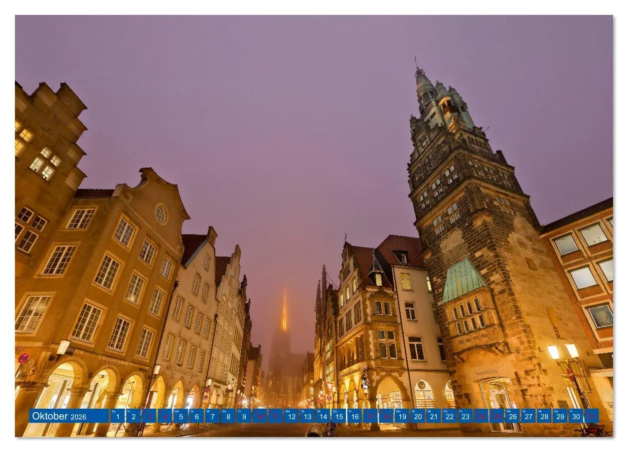Bild: 9783516627916 | Magisches Münster (hochwertiger Premium Wandkalender 2026 DIN A2...