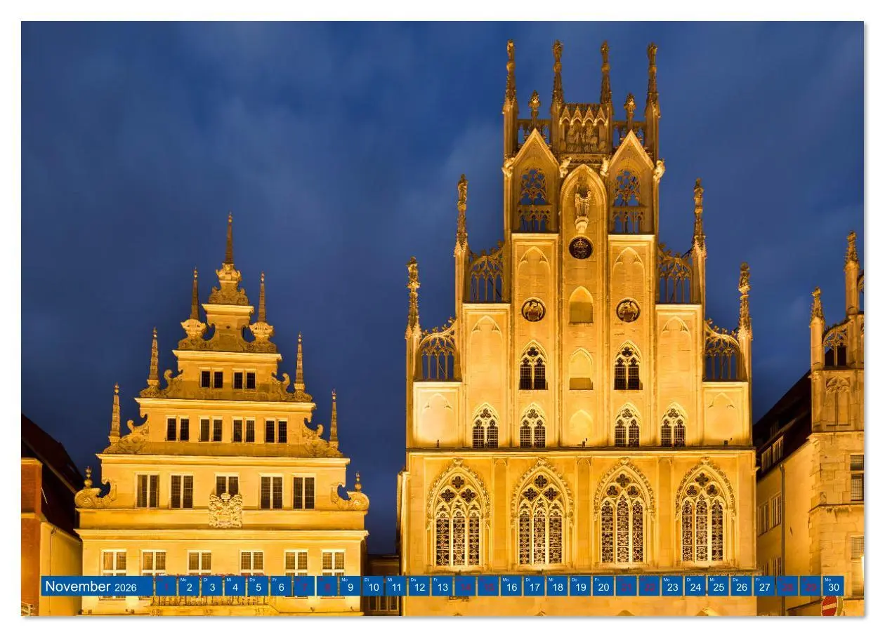 Bild: 9783516627916 | Magisches Münster (hochwertiger Premium Wandkalender 2026 DIN A2...