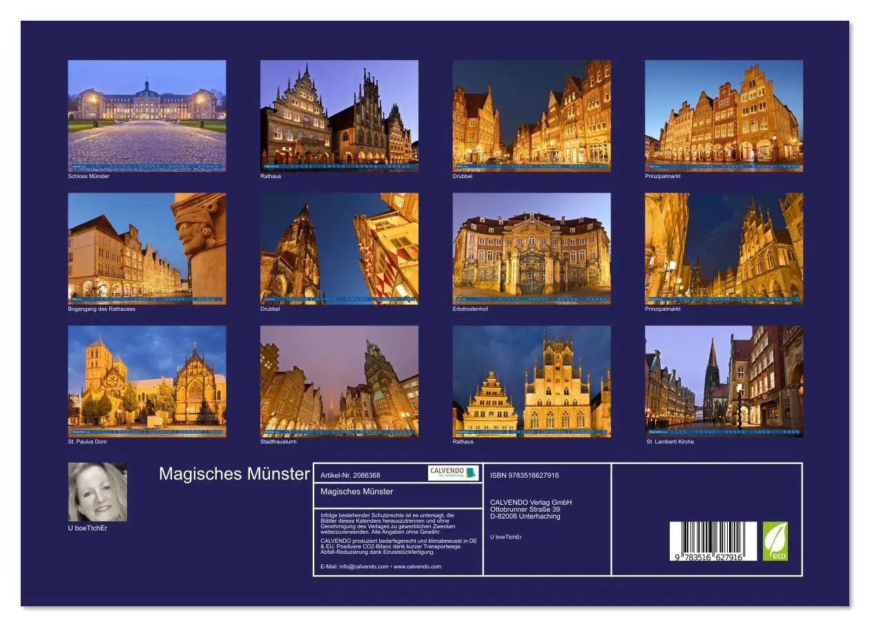 Bild: 9783516627916 | Magisches Münster (hochwertiger Premium Wandkalender 2026 DIN A2...