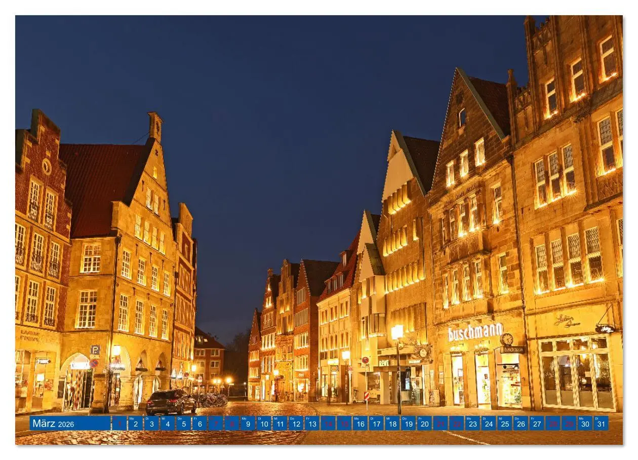 Bild: 9783516627916 | Magisches Münster (hochwertiger Premium Wandkalender 2026 DIN A2...