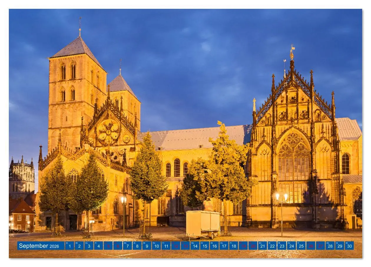 Bild: 9783516627916 | Magisches Münster (hochwertiger Premium Wandkalender 2026 DIN A2...