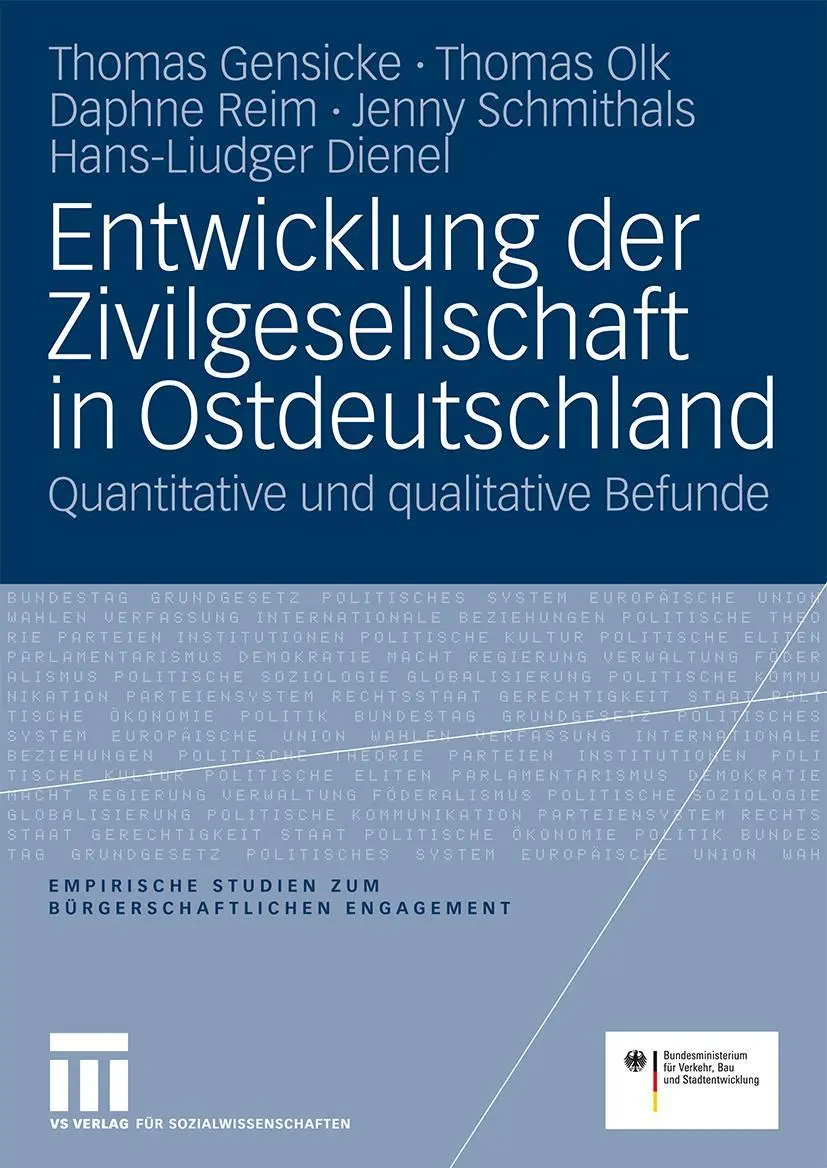 Cover: 9783531167916 | Entwicklung der Zivilgesellschaft in Ostdeutschland | Gensicke (u. a.)