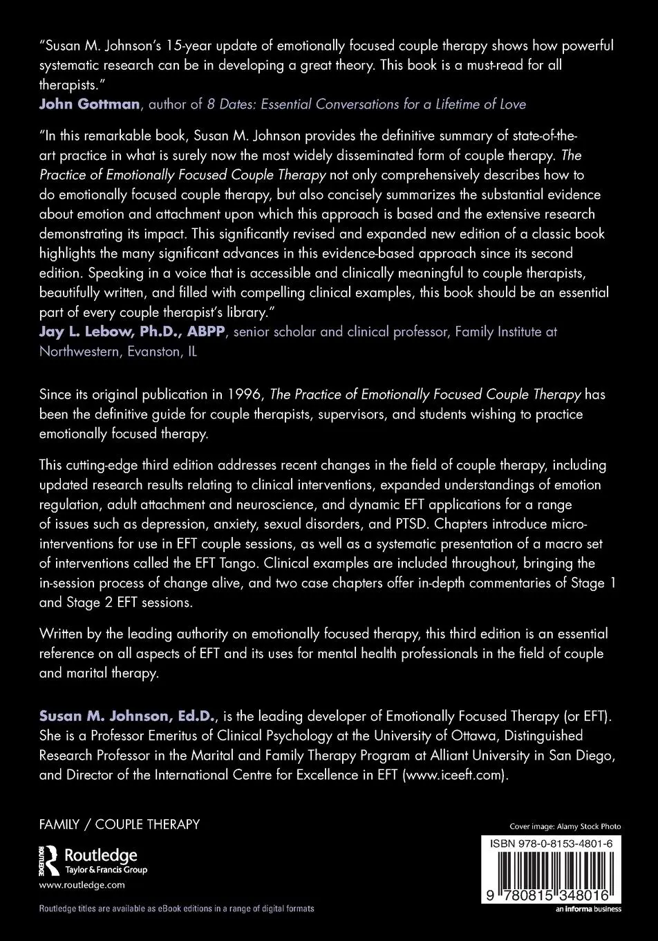 Rückseite: 9780815348016 | The Practice of Emotionally Focused Couple Therapy | Susan M. Johnson