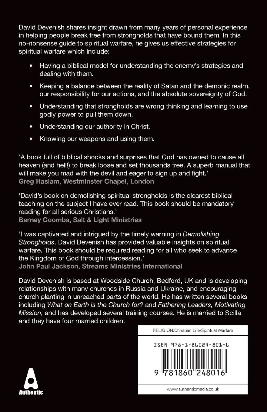 Rückseite: 9781860248016 | Demolishing Strongholds | Effective Strategies for Spiritual Warfare