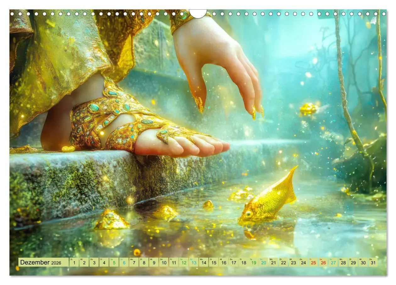 Bild: 9783457358016 | Eine zauberhafte Fantasiewelt (Wandkalender 2026 DIN A3 quer),...