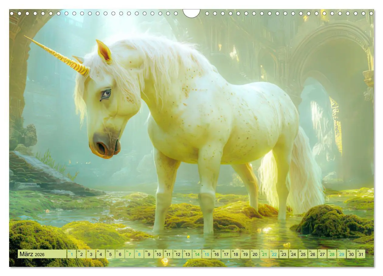Bild: 9783457358016 | Eine zauberhafte Fantasiewelt (Wandkalender 2026 DIN A3 quer),...