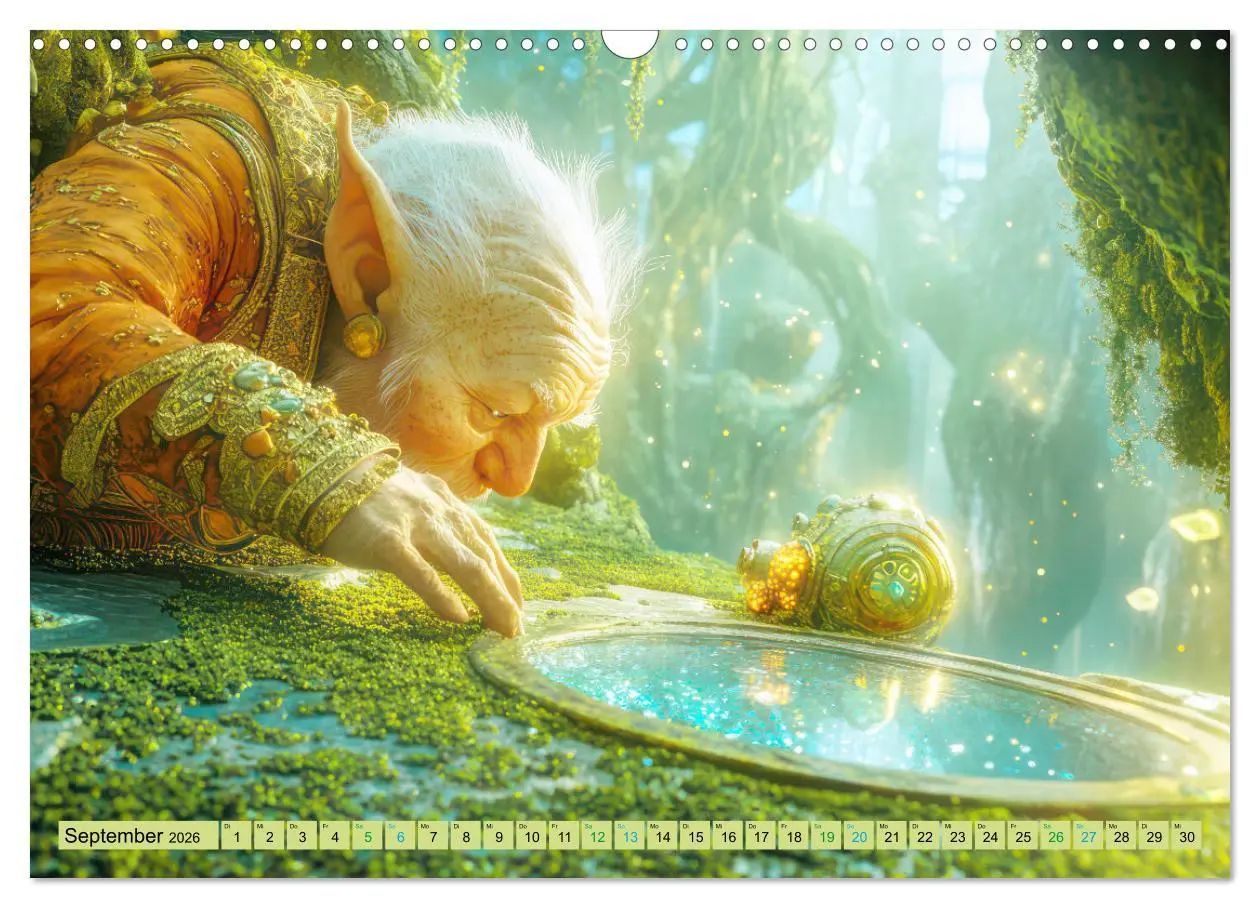 Bild: 9783457358016 | Eine zauberhafte Fantasiewelt (Wandkalender 2026 DIN A3 quer),...