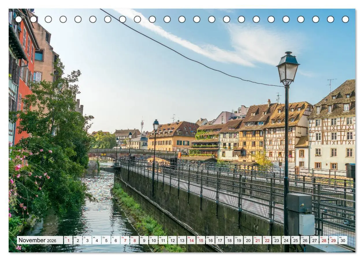 Bild: 9783457808016 | Romantisches Straßburg (Tischkalender 2026 DIN A5 quer), CALVENDO...