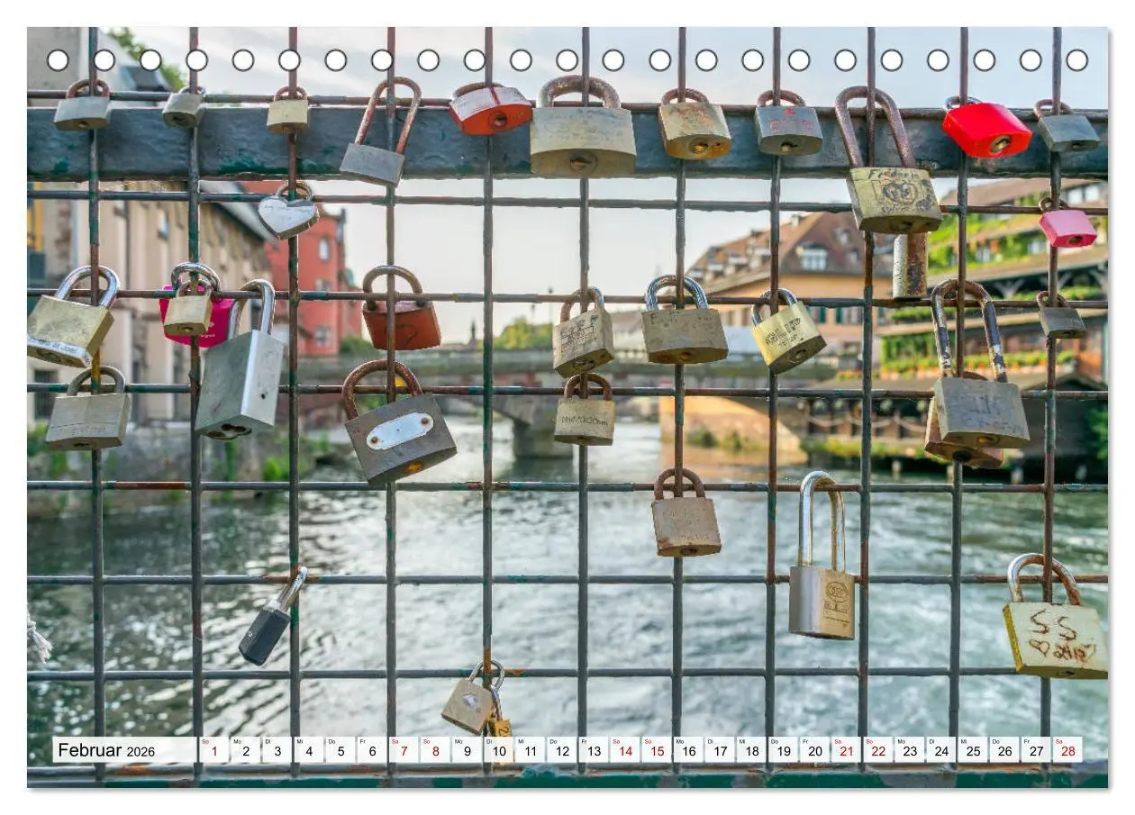 Bild: 9783457808016 | Romantisches Straßburg (Tischkalender 2026 DIN A5 quer), CALVENDO...