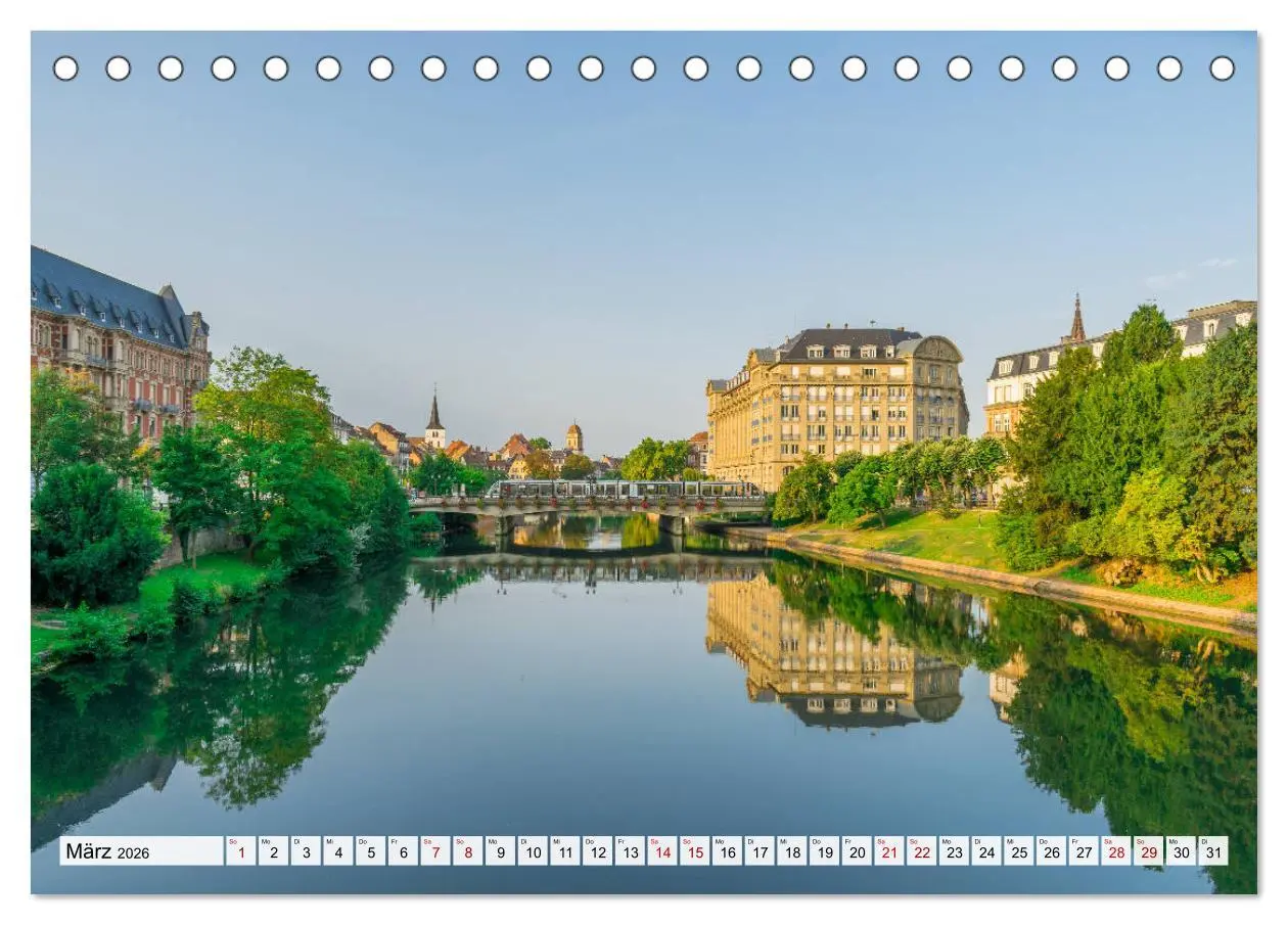 Bild: 9783457808016 | Romantisches Straßburg (Tischkalender 2026 DIN A5 quer), CALVENDO...