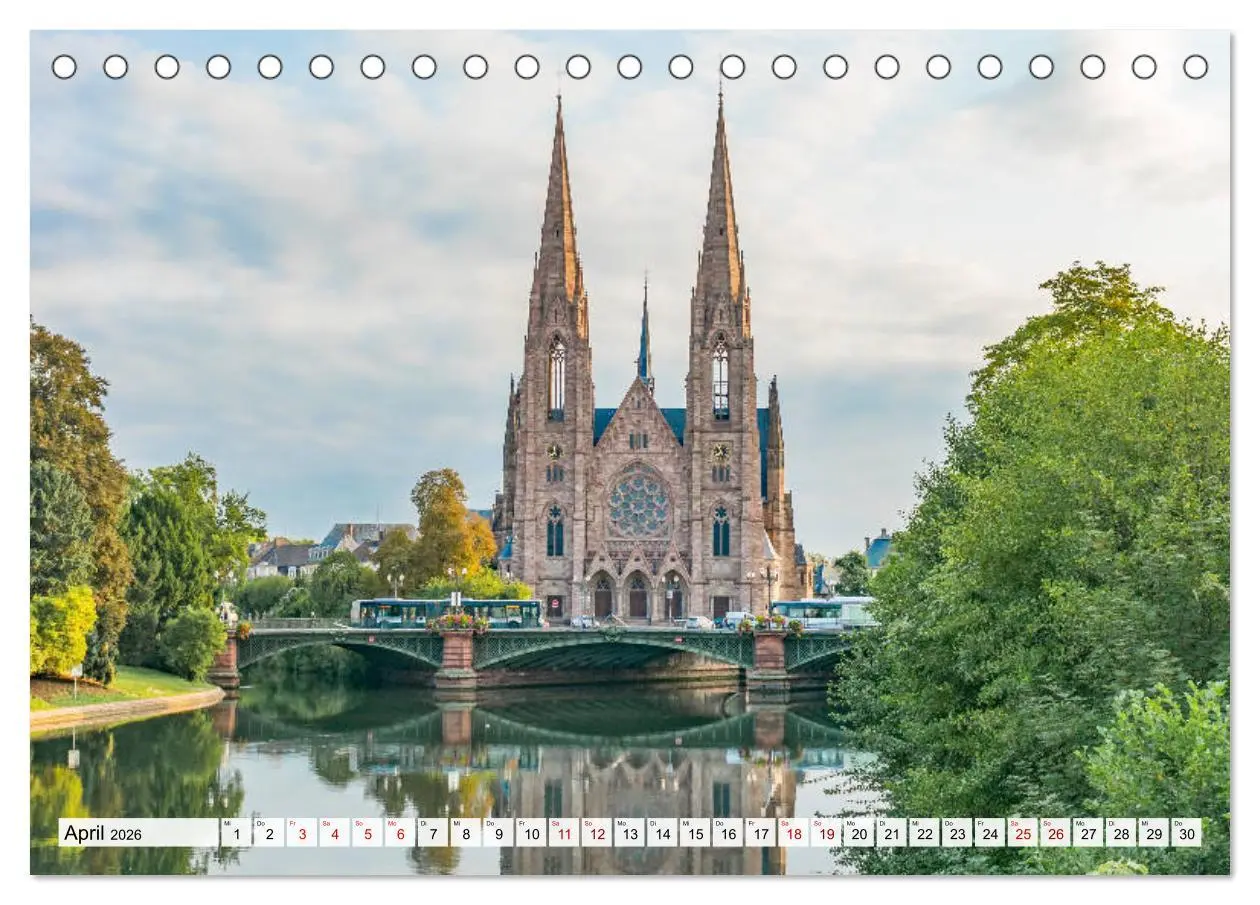 Bild: 9783457808016 | Romantisches Straßburg (Tischkalender 2026 DIN A5 quer), CALVENDO...