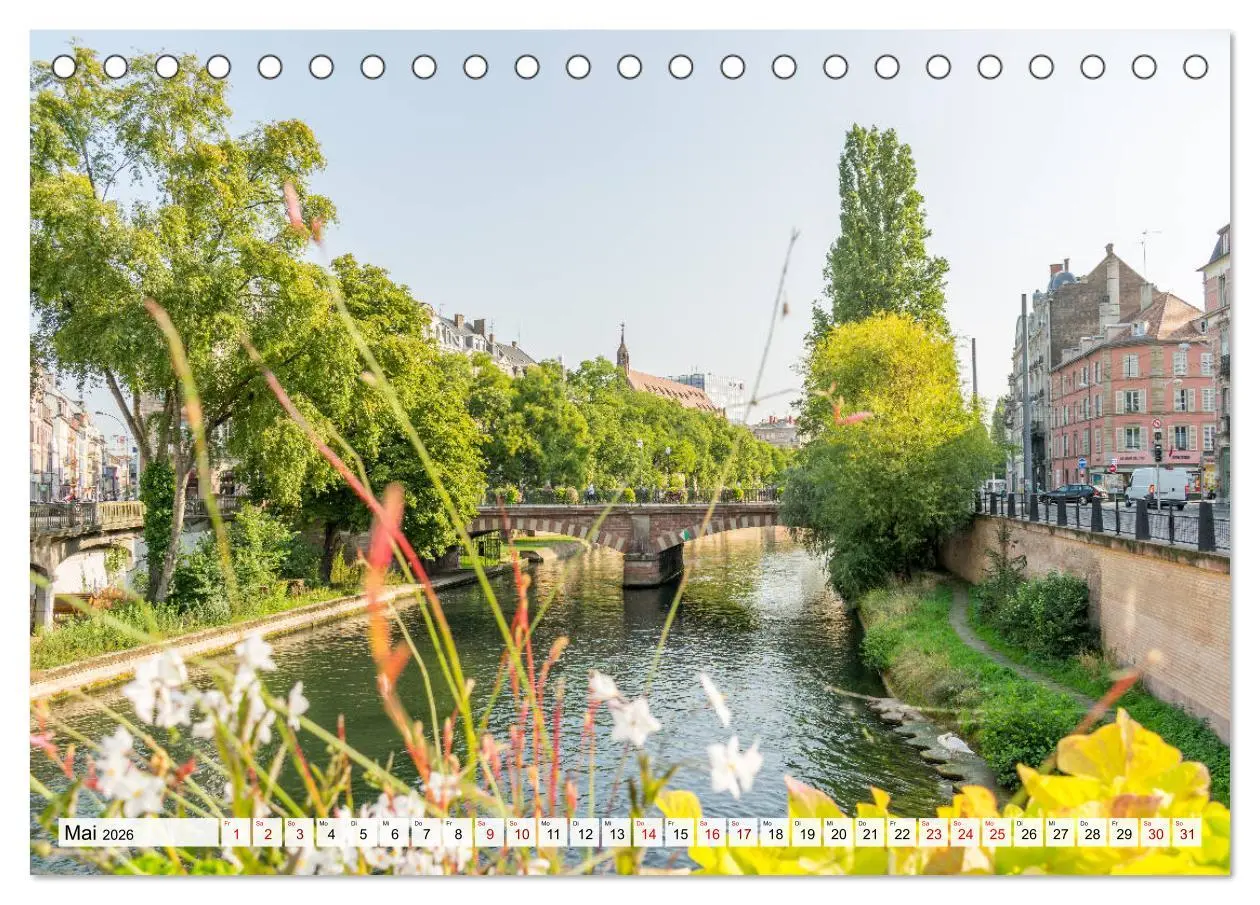 Bild: 9783457808016 | Romantisches Straßburg (Tischkalender 2026 DIN A5 quer), CALVENDO...