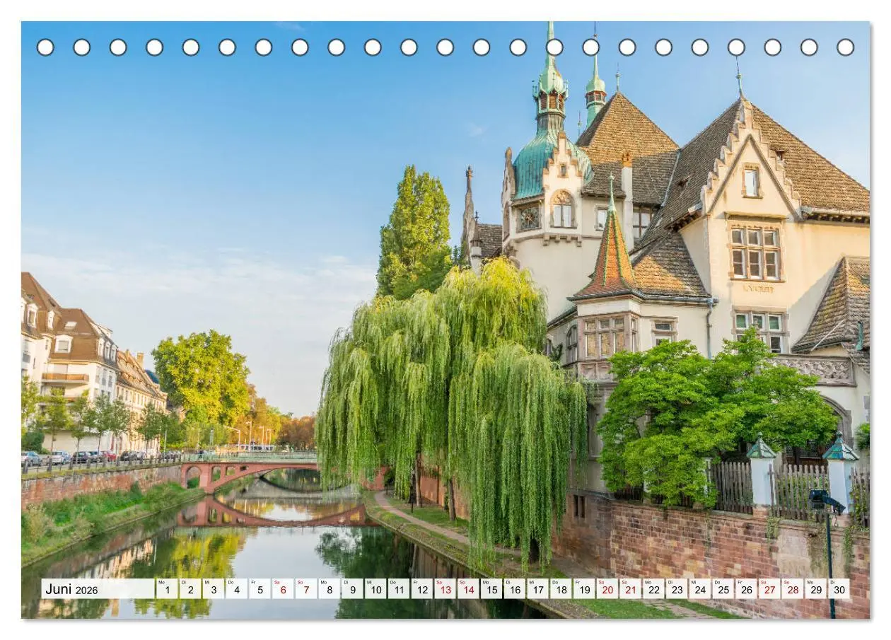 Bild: 9783457808016 | Romantisches Straßburg (Tischkalender 2026 DIN A5 quer), CALVENDO...