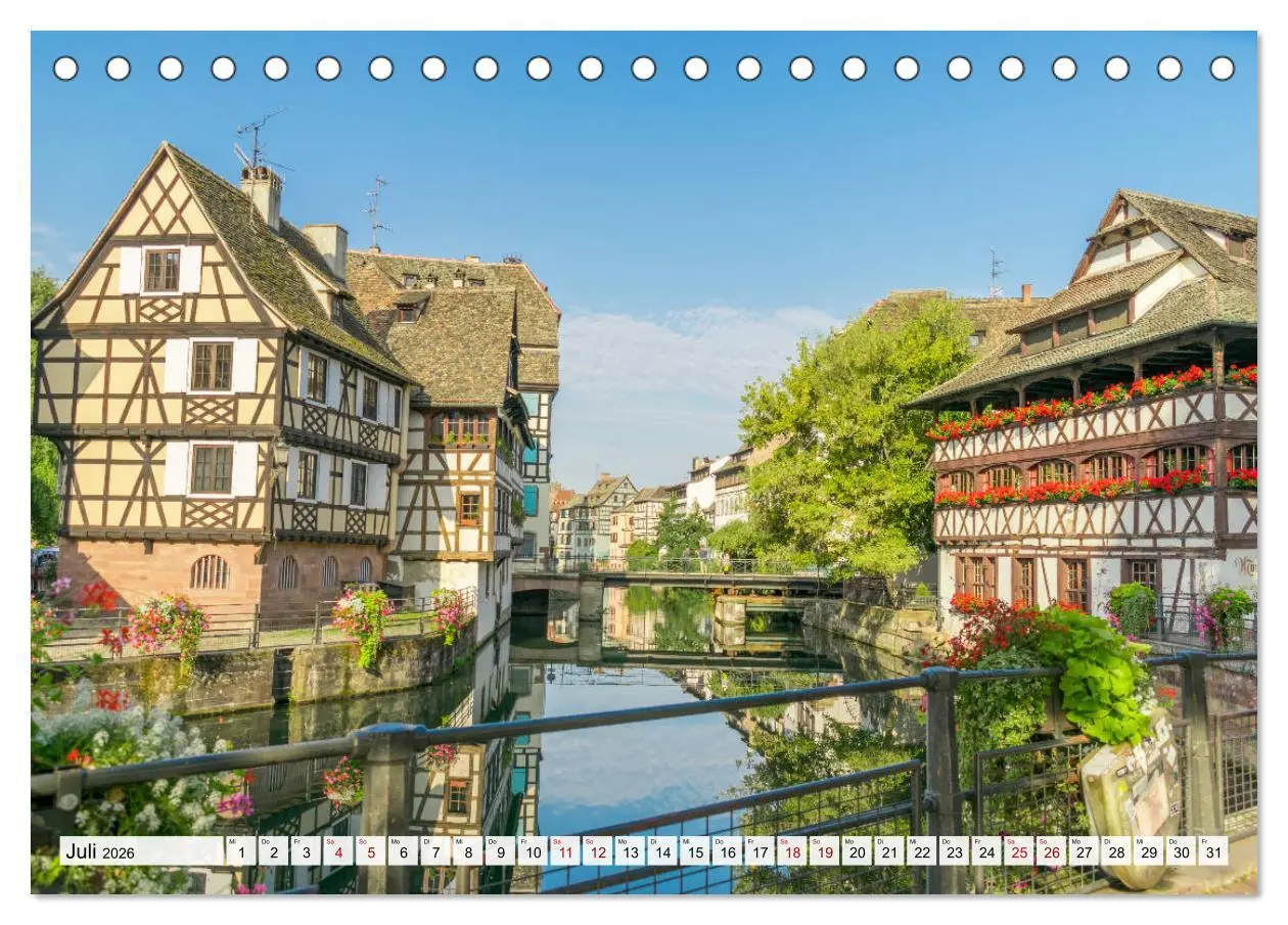 Bild: 9783457808016 | Romantisches Straßburg (Tischkalender 2026 DIN A5 quer), CALVENDO...