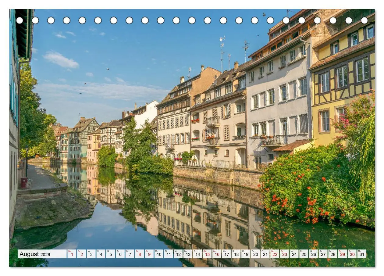 Bild: 9783457808016 | Romantisches Straßburg (Tischkalender 2026 DIN A5 quer), CALVENDO...