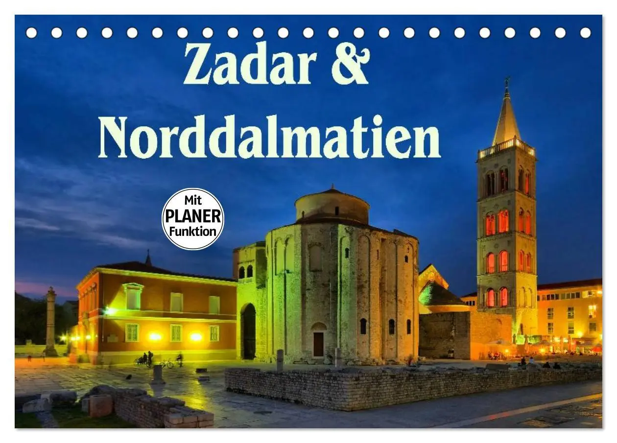 Cover: 9783457978016 | Zadar und Norddalmatien (Tischkalender 2026 DIN A5 quer), CALVENDO...