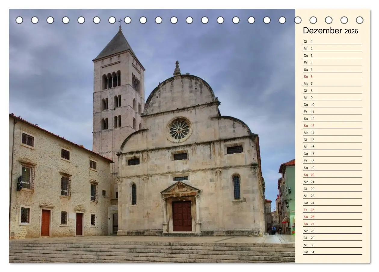 Bild: 9783457978016 | Zadar und Norddalmatien (Tischkalender 2026 DIN A5 quer), CALVENDO...