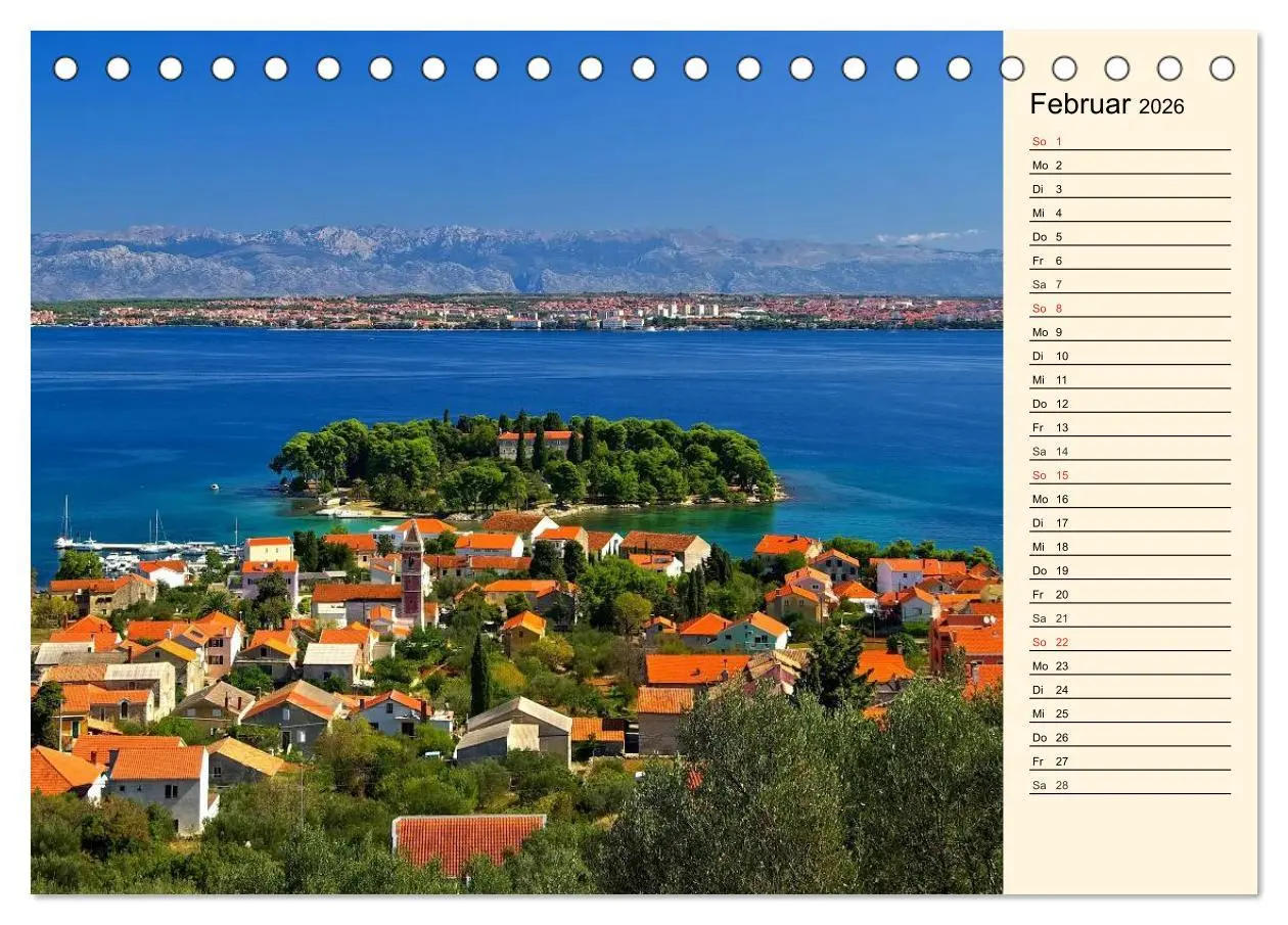 Bild: 9783457978016 | Zadar und Norddalmatien (Tischkalender 2026 DIN A5 quer), CALVENDO...