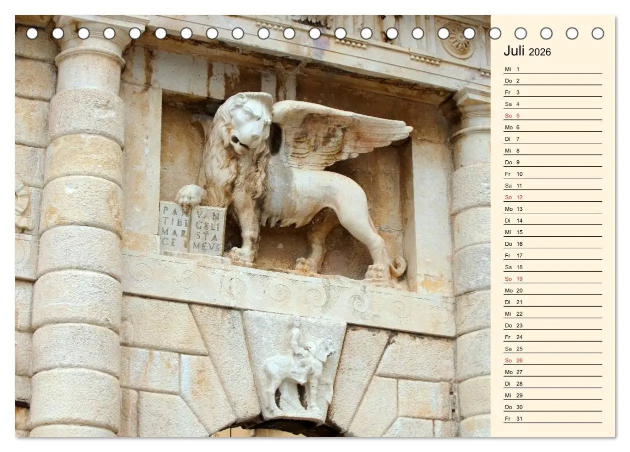 Bild: 9783457978016 | Zadar und Norddalmatien (Tischkalender 2026 DIN A5 quer), CALVENDO...