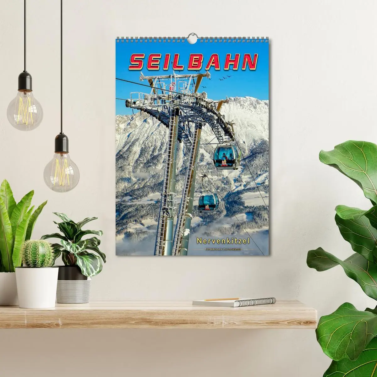 Bild: 9783516378016 | Nervenkitzel Seilbahn (Wandkalender 2026 DIN A3 hoch), CALVENDO...