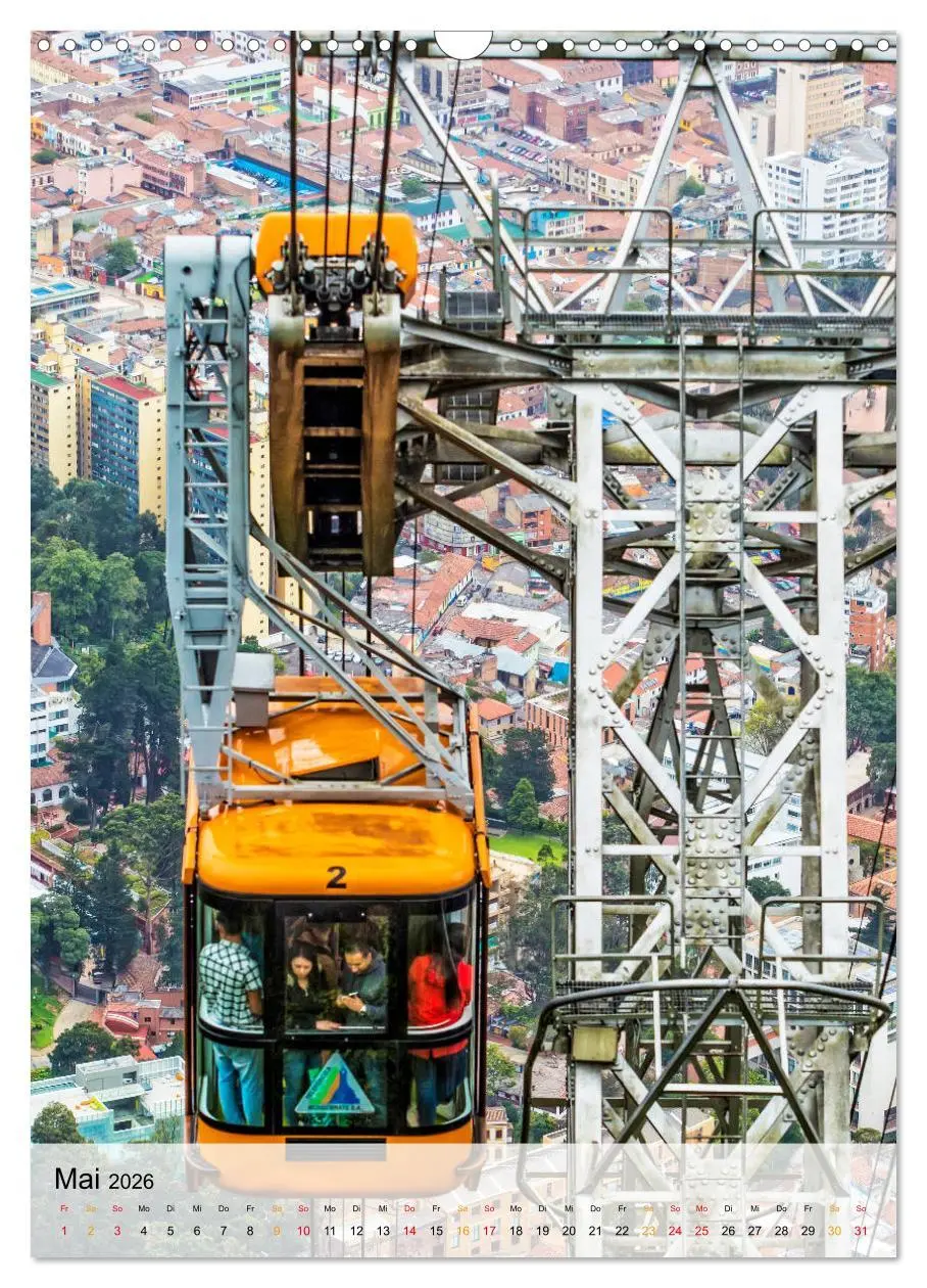 Bild: 9783516378016 | Nervenkitzel Seilbahn (Wandkalender 2026 DIN A3 hoch), CALVENDO...