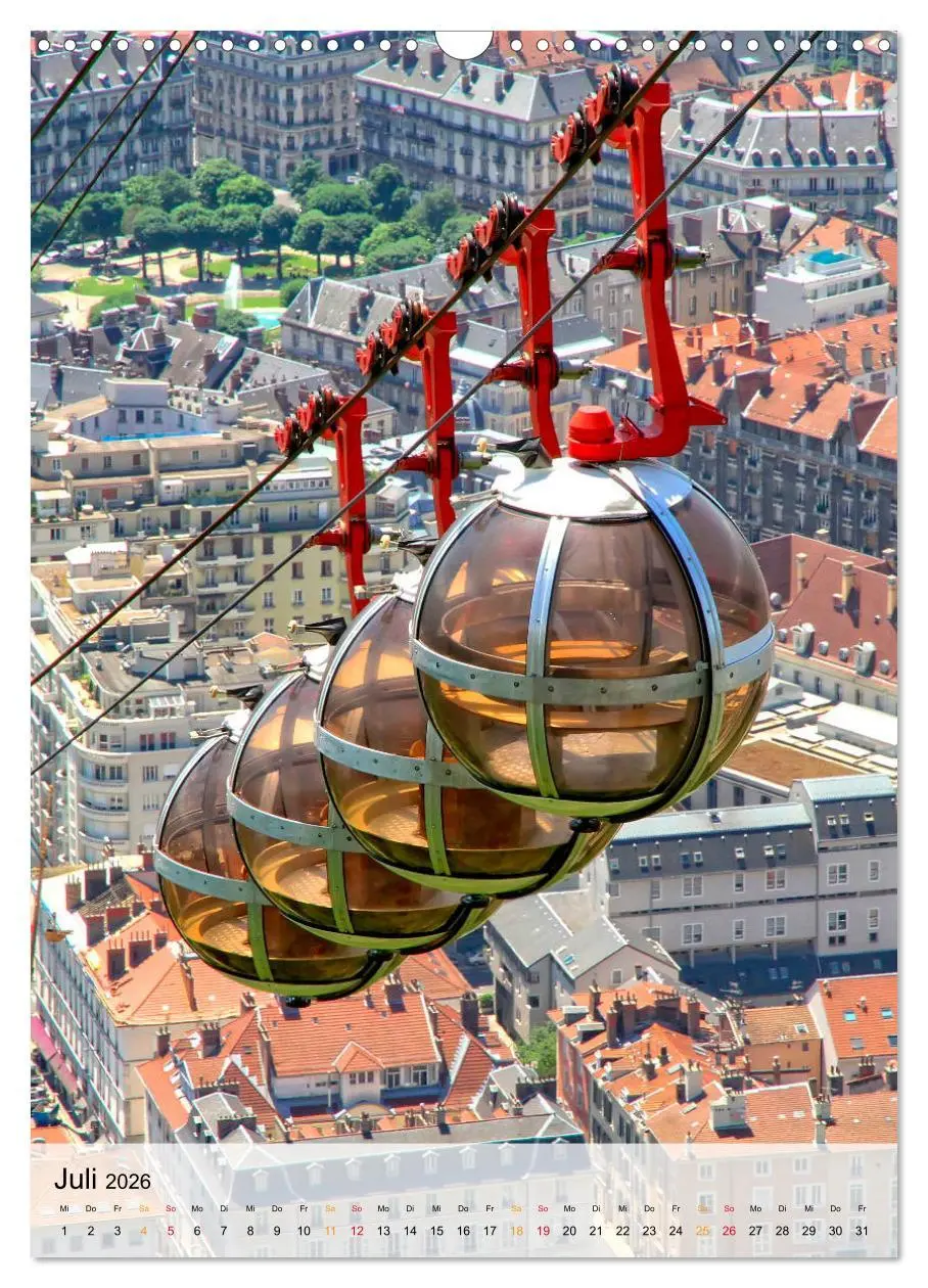 Bild: 9783516378016 | Nervenkitzel Seilbahn (Wandkalender 2026 DIN A3 hoch), CALVENDO...