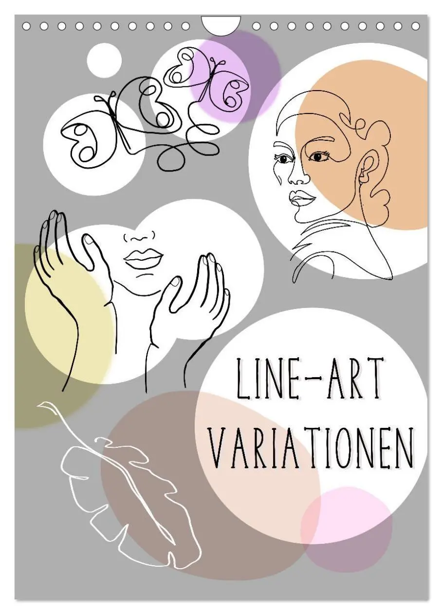 Cover: 9783569398016 | Line-Art Variationen (Wandkalender 2027 DIN A4 hoch), CALVENDO...