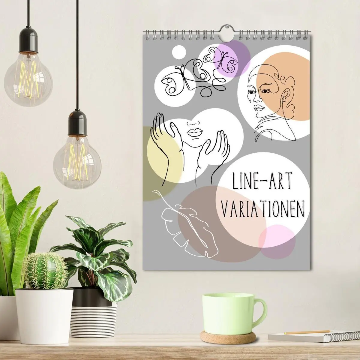 Bild: 9783569398016 | Line-Art Variationen (Wandkalender 2027 DIN A4 hoch), CALVENDO...