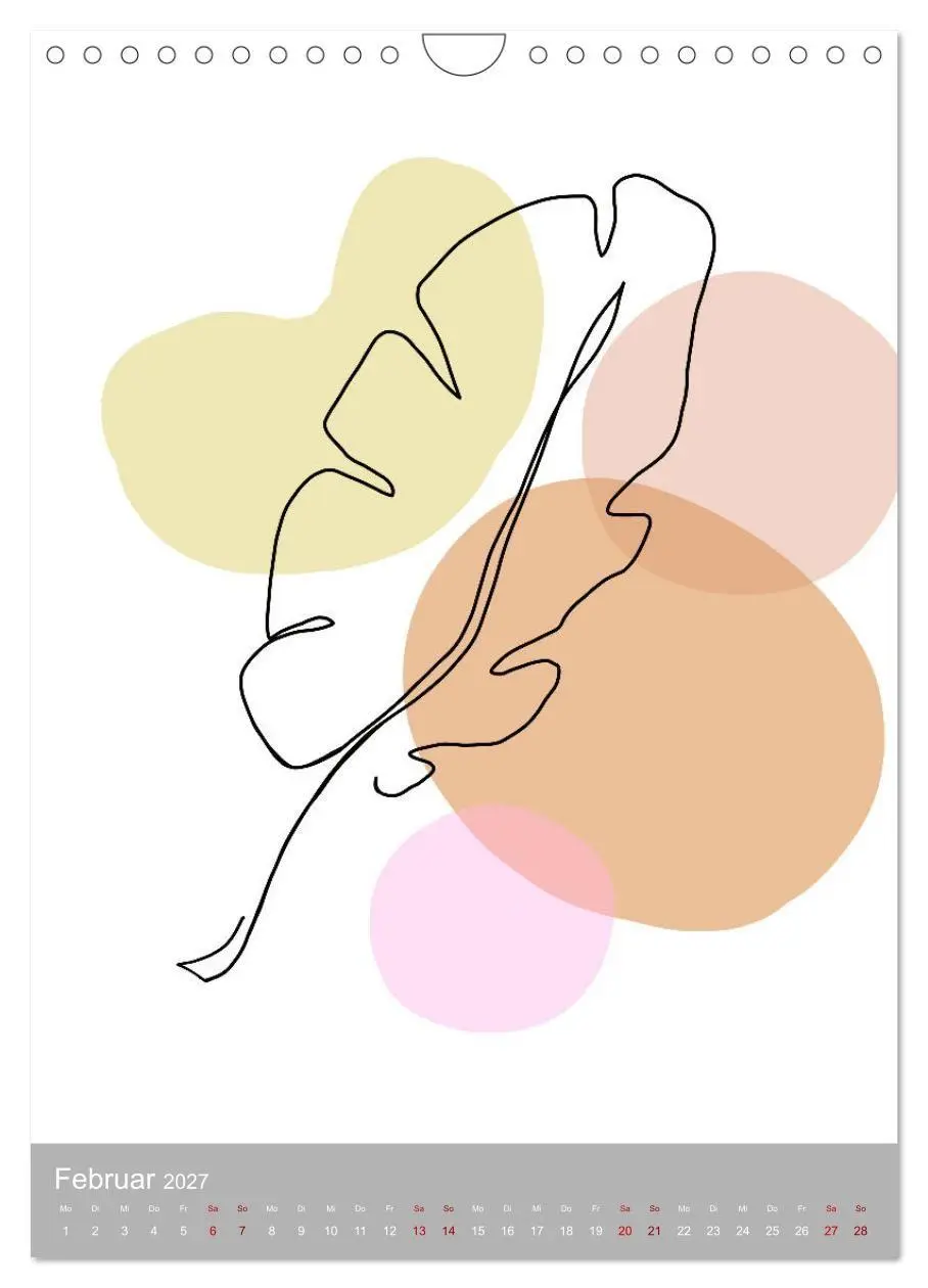 Bild: 9783569398016 | Line-Art Variationen (Wandkalender 2027 DIN A4 hoch), CALVENDO...