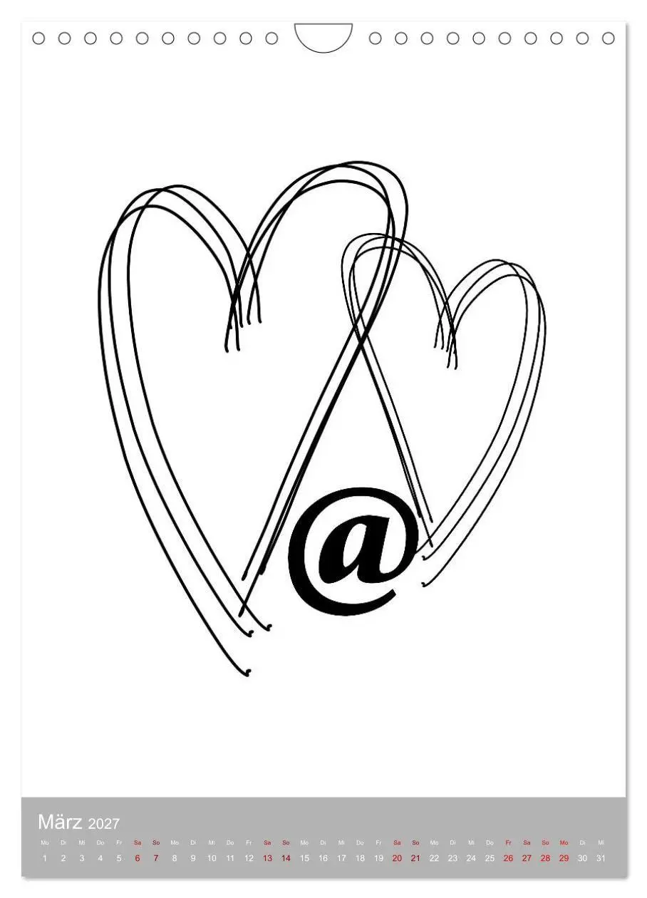 Bild: 9783569398016 | Line-Art Variationen (Wandkalender 2027 DIN A4 hoch), CALVENDO...