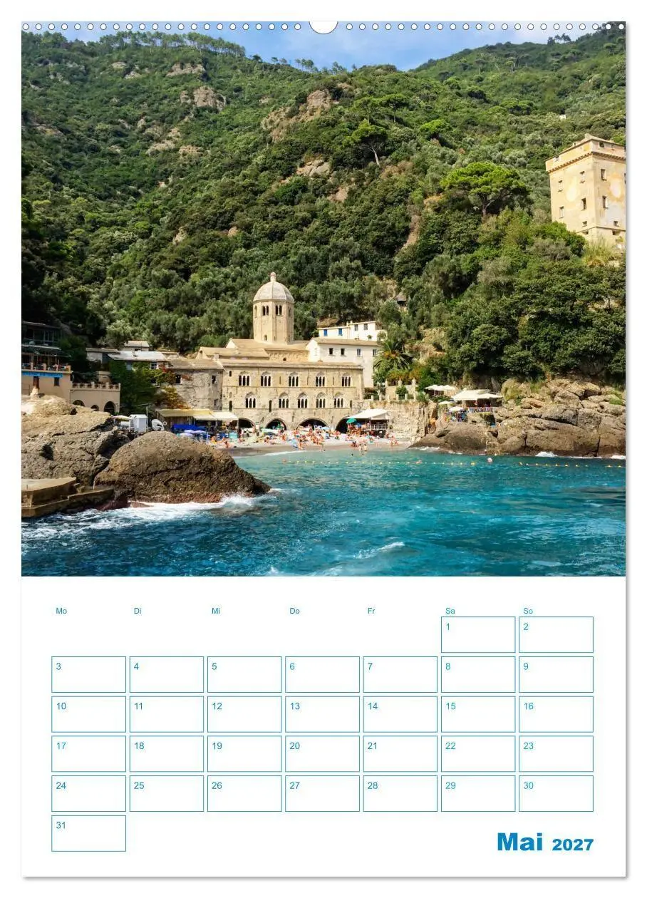 Bild: 9783569468016 | Blauer Ligurien Sommer (hochwertiger Premium Wandkalender 2027 DIN...