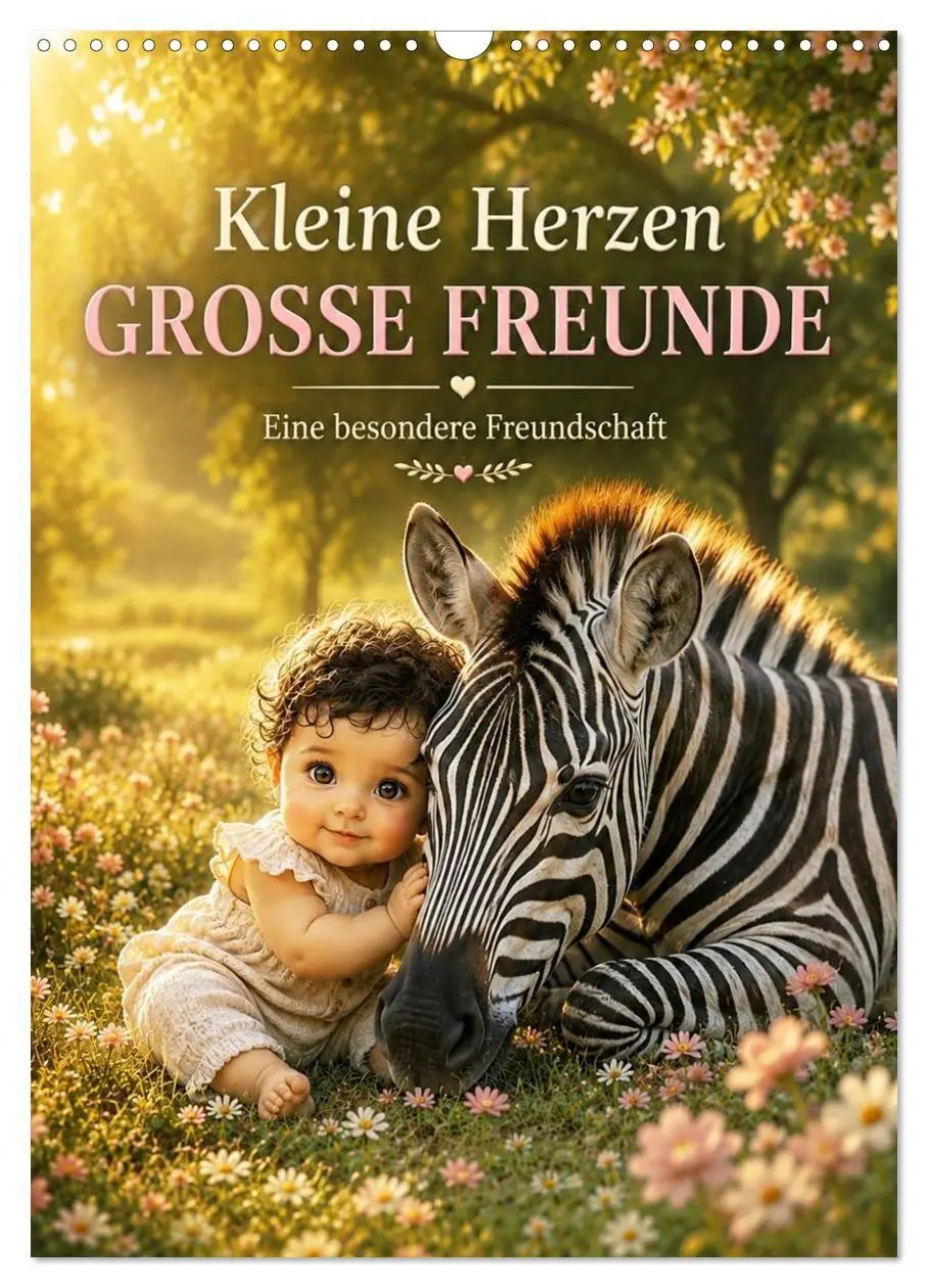 Cover: 9783594358016 | Kleine Herzen GROSSE FREUNDE (Wandkalender 2027 DIN A3 hoch),...