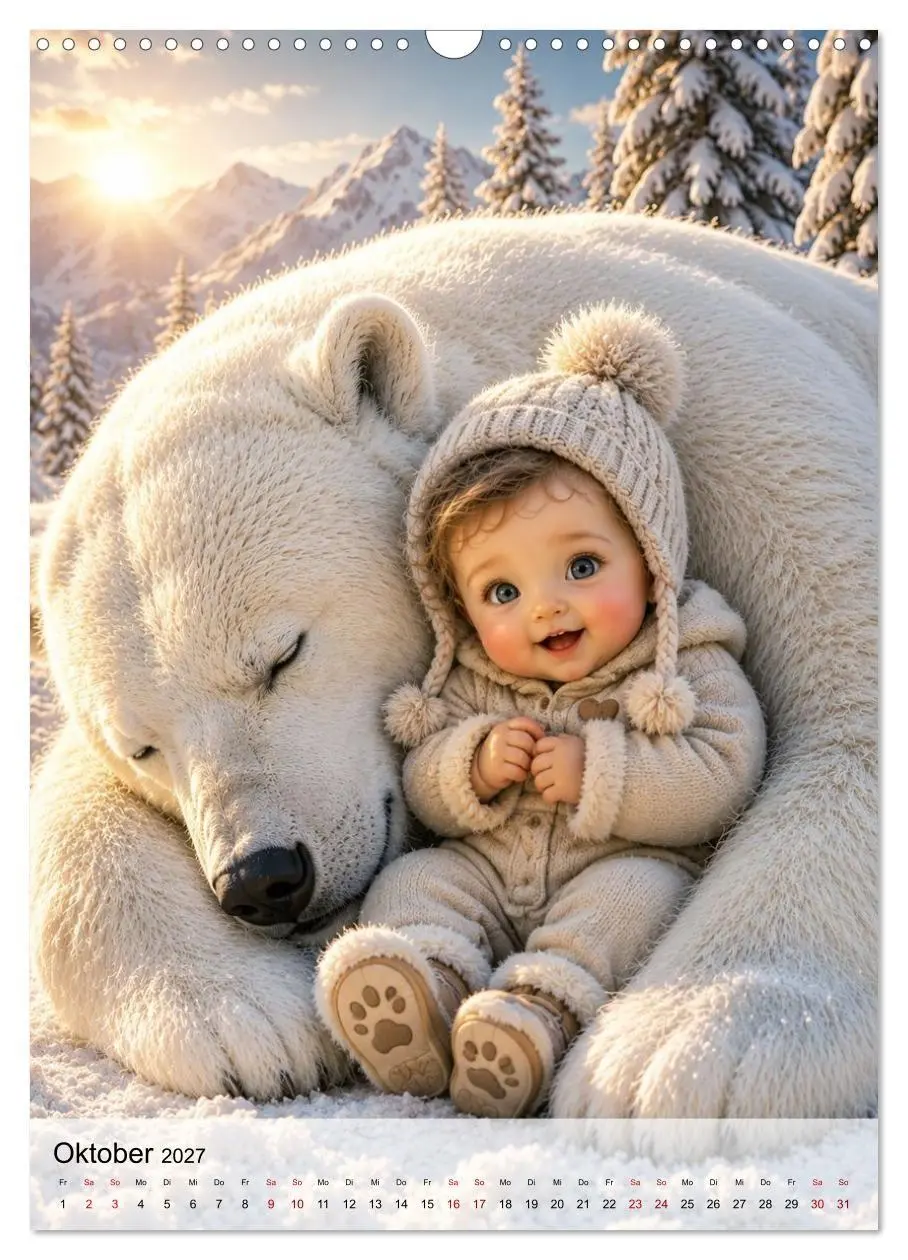 Bild: 9783594358016 | Kleine Herzen GROSSE FREUNDE (Wandkalender 2027 DIN A3 hoch),...