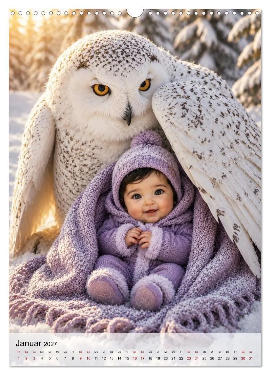 Bild: 9783594358016 | Kleine Herzen GROSSE FREUNDE (Wandkalender 2027 DIN A3 hoch),...