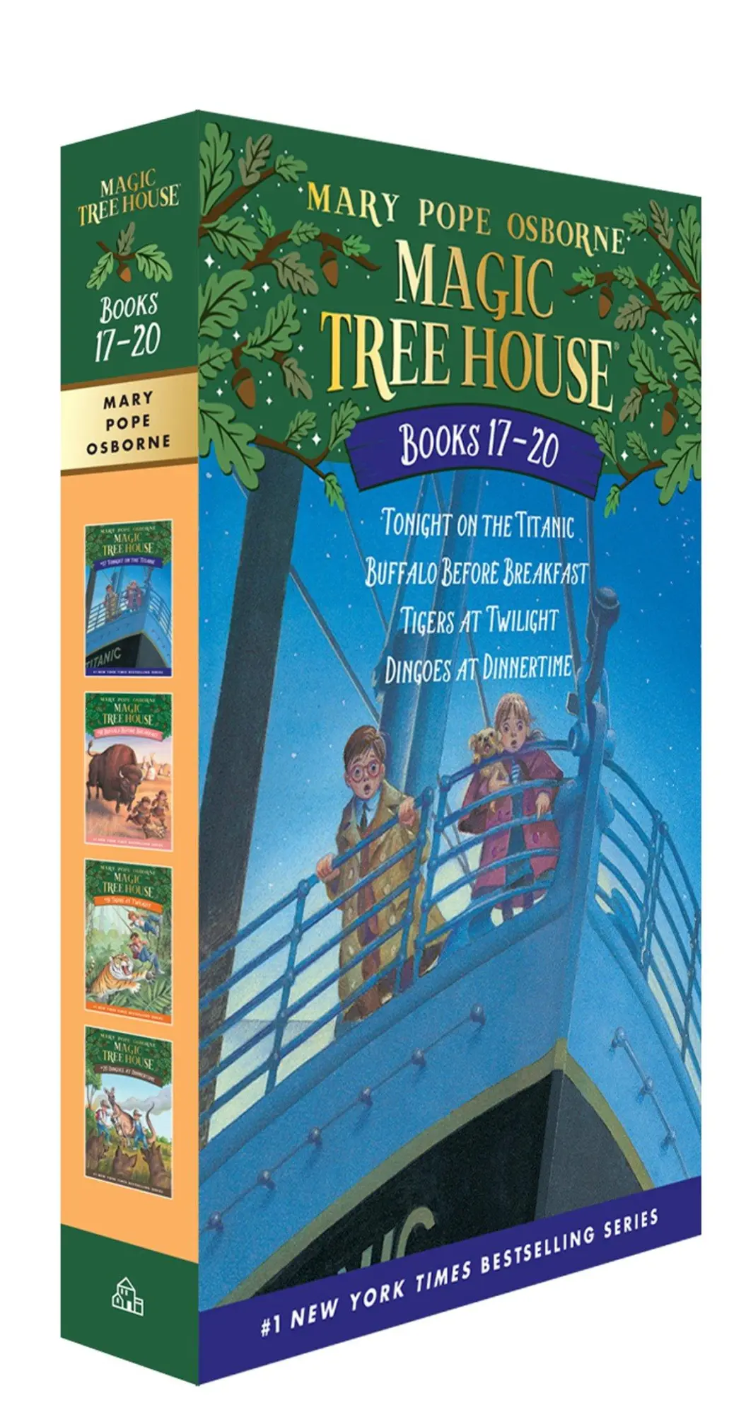 Cover: 9780375858116 | Magic Tree House Books 17-20 Boxed Set | Mary Pope Osborne | Box