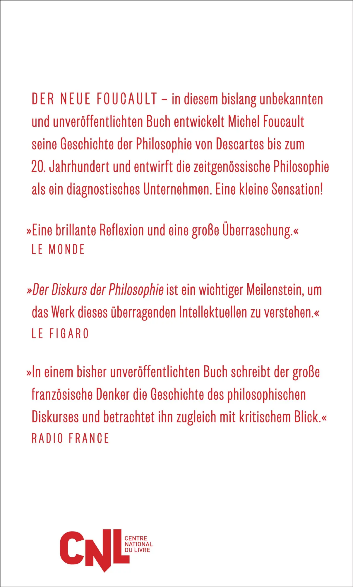 Rückseite: 9783518588116 | Der Diskurs der Philosophie | Michel Foucault | Buch | 352 S. | 2024