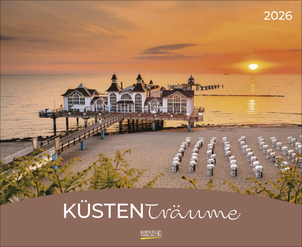 Cover: 9783731888116 | Küstenträume 2026 | Verlag Korsch | Kalender | 14 S. | Deutsch | 2026