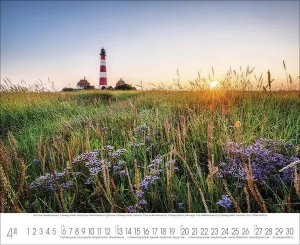 Bild: 9783731888116 | Küstenträume 2026 | Verlag Korsch | Kalender | 14 S. | Deutsch | 2026