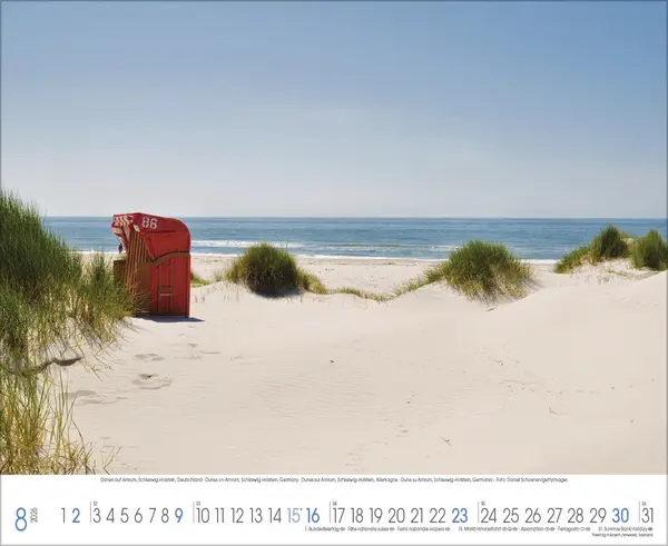 Bild: 9783731888116 | Küstenträume 2026 | Verlag Korsch | Kalender | 14 S. | Deutsch | 2026