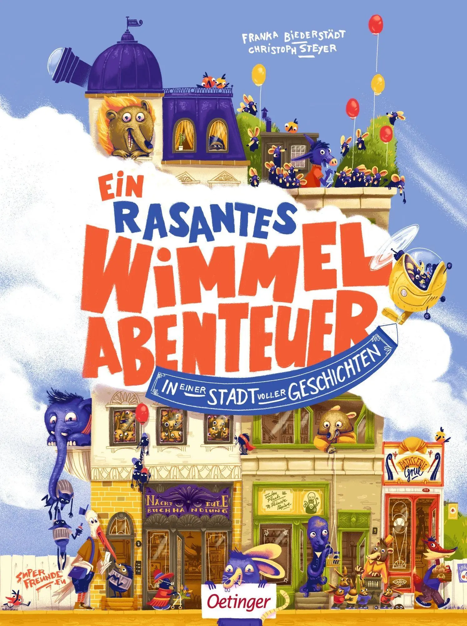 Cover: 9783751208116 | Ein rasantes Wimmel-Abenteuer in einer Stadt voller Geschichten | Buch