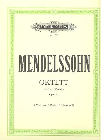 Cover: 9790014008116 | Oktett Es-Dur op. 20 | Felix Mendelssohn Bartholdy | Taschenbuch