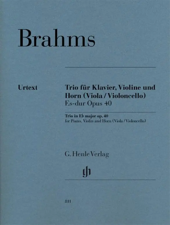 Cover: 9790201808116 | Trio für Klavier, Violine und Horn (Viola / Violoncello) Es-dur...