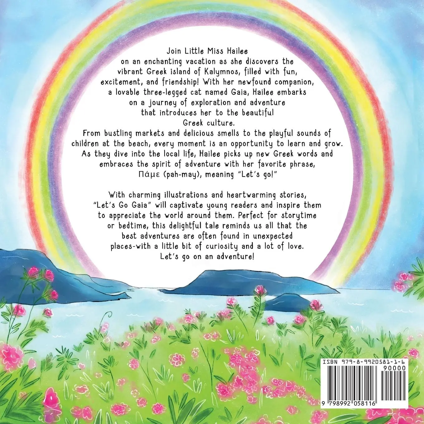 Rückseite: 9798992058116 | Let's Go Gaia. The Adventures of Hailee and Gaia | Leeann Mills | Buch