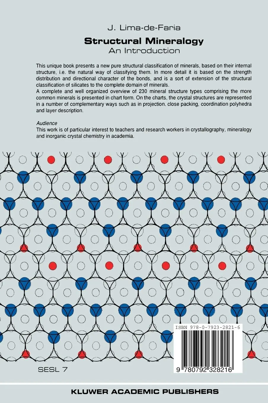 Rückseite: 9780792328216 | Structural Mineralogy | An Introduction | J. Lima-De-Faria | Buch