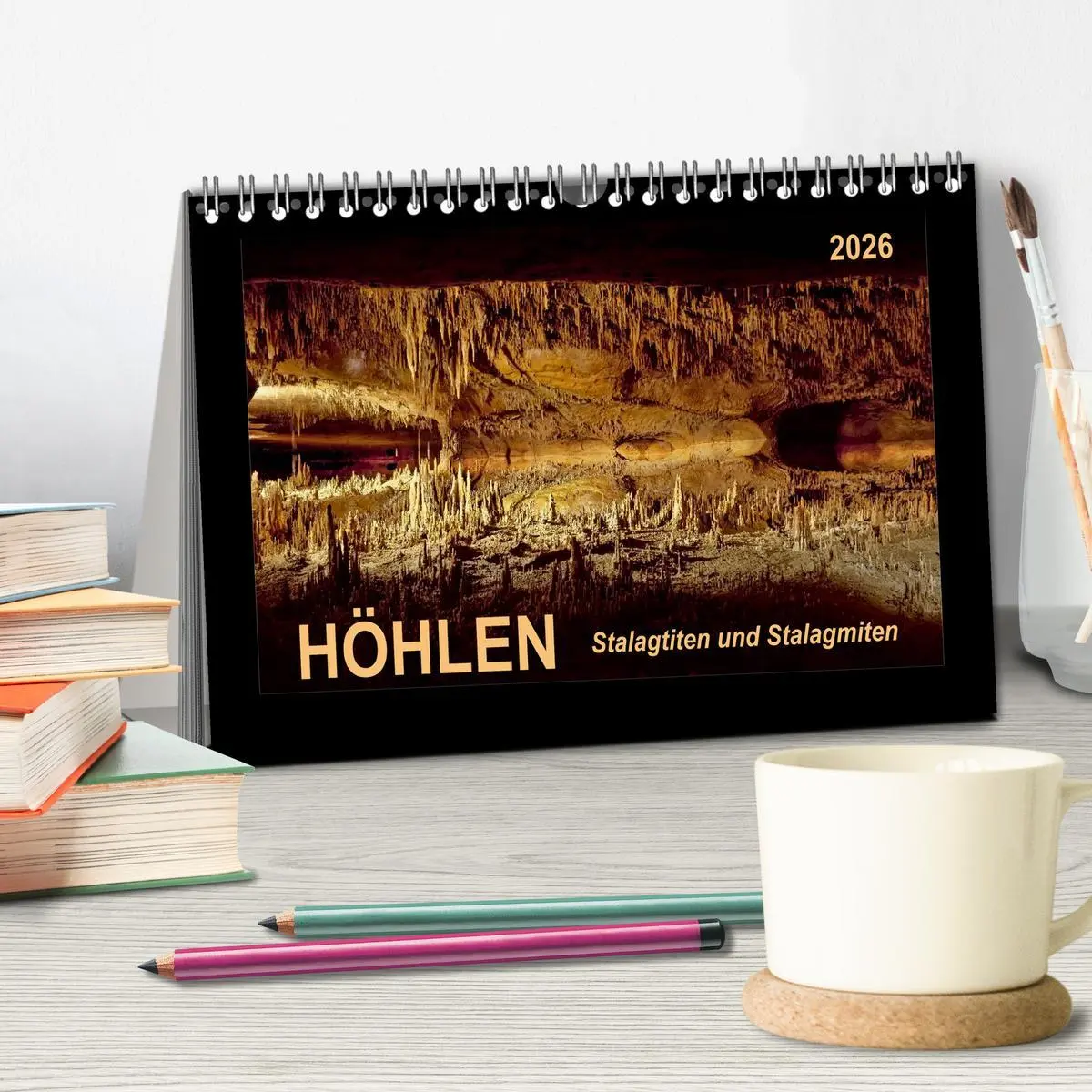 Bild: 9783516048216 | Höhlen, Stalaktiten und Stalagmiten (Tischkalender 2026 DIN A5...