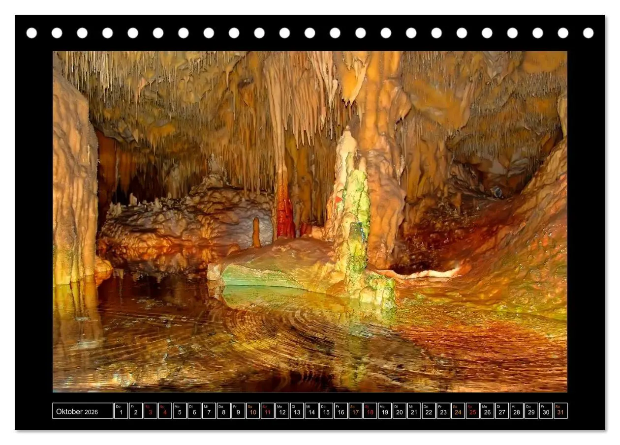 Bild: 9783516048216 | Höhlen, Stalaktiten und Stalagmiten (Tischkalender 2026 DIN A5...