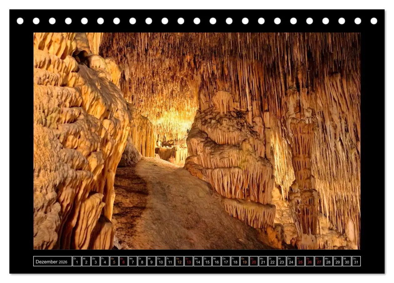 Bild: 9783516048216 | Höhlen, Stalaktiten und Stalagmiten (Tischkalender 2026 DIN A5...